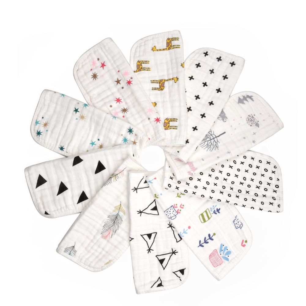 Muslin Washcloths (10-Pack)