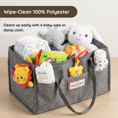 BabyBliss Diaper Caddy Organizer