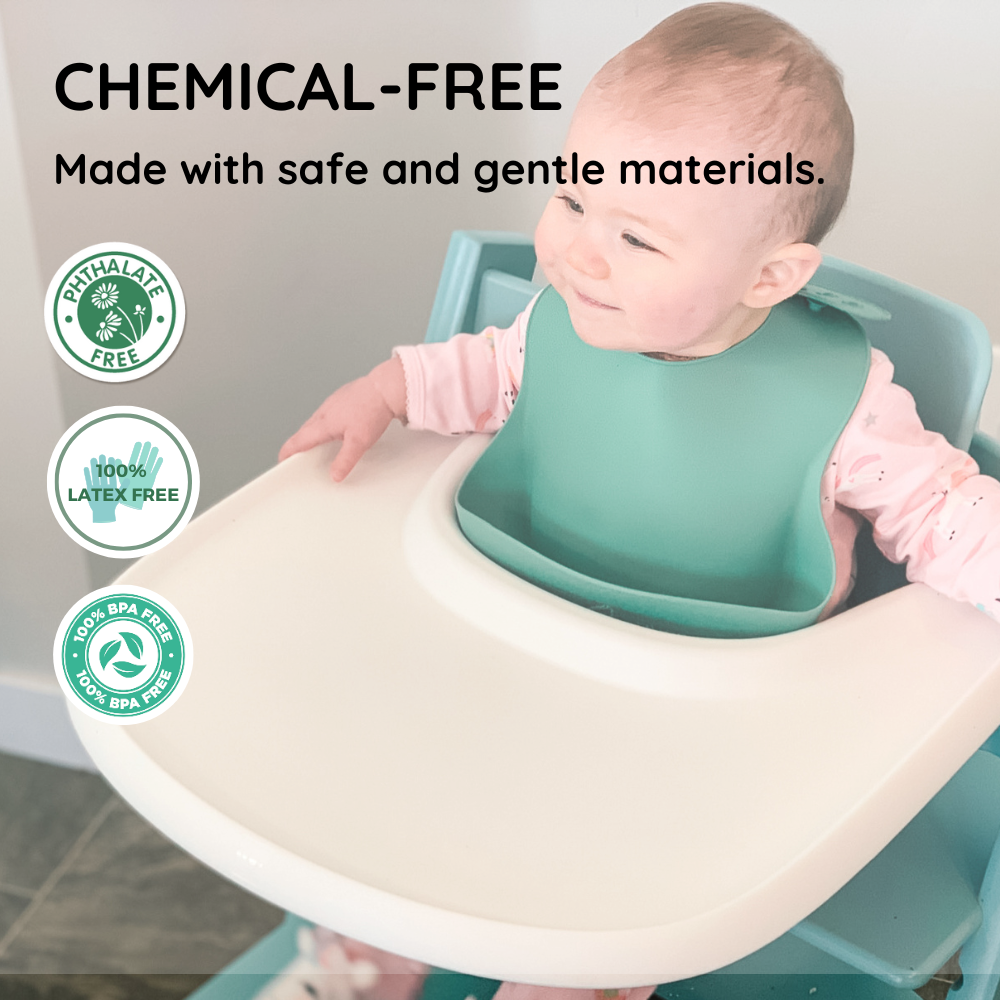 Silicone Baby Bibs (Pack of 2)