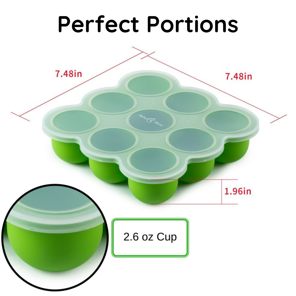 Silicone Food Storage Tray (9-Cups)