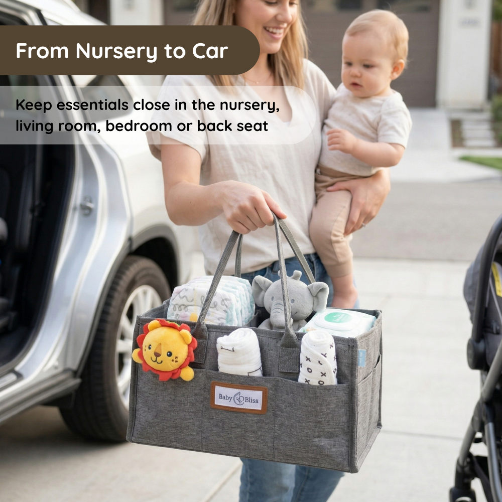 BabyBliss Diaper Caddy Organizer