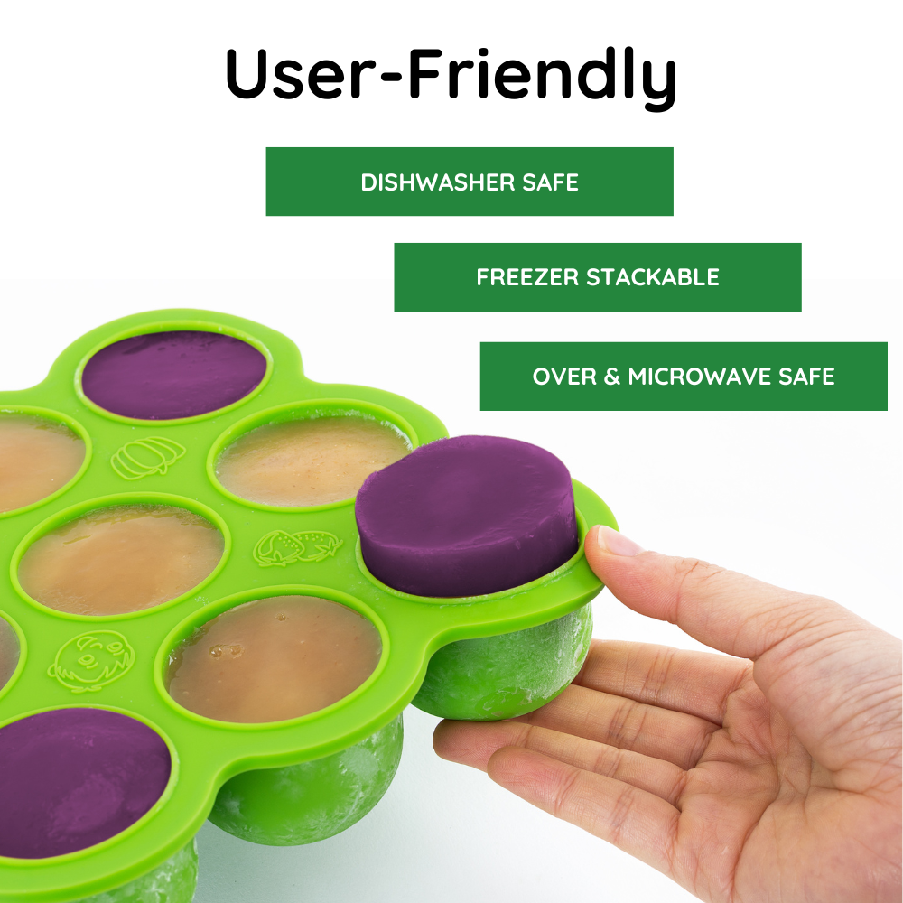 Silicone Food Storage Tray (9-Cups)