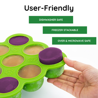 Silicone Food Storage Tray (9-Cups)