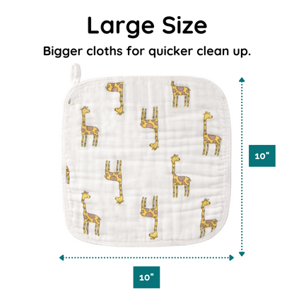 Muslin Washcloths (10-Pack)