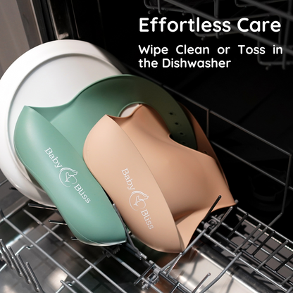 Silicone Baby Bibs (Pack of 2)