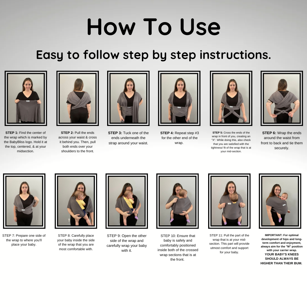 Bamboo Baby Carrier Wrap