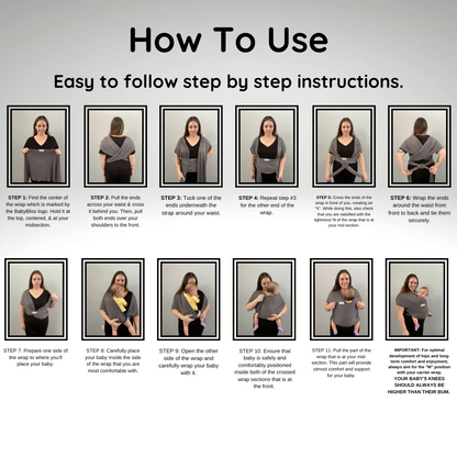 Bamboo Baby Carrier Wrap